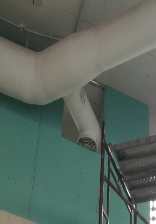 Smoke Riser Support GCC Electro Mechanical Services W.L.L | MEP Contractor in Bahrain